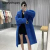 أعلى Maxmaras Teddy Bear Coat Womens Cashmere Coats 2024 Winter Lamb Woom New Wool Sheep Cut Fleece Silhouette Sighicle Excloy Length