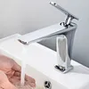 Rubinetti per lavandino del bagno Oro spazzolato / Bronzo lucidato a olio / Rubinetto in ottone cromato Miscelatore stile lavabo per acqua fredda e fredda