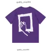 Office Mash Mens T Shirts Summer Projektanci damskiej luźne koszulki marki TOPS MAN S Casual Shirt Biała ubrania uliczne 522