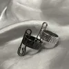 Спутниковое дизайнерское кольцо для женщин высшего качества с коробочными кольцами Западная вдовствующая императрица в стиле панк персонализированные булавки с буквами кольцо для пары