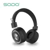 Hörlurar SODO 1002 Trådlösa hörlurar BluetoothCompatible 5.0 Stereo Headset Wired Wireless hörlurar hopfällbart med MIC Support TF/FM