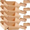 Einweg -Geschirr 50 PCs Snack Bag Kraft Paper Box Hunde Fußballdekoration Party Candy Container