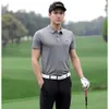 PGM Golf T-Shirt Summer Summer Short Sleeve Top Szybkie suszenie Funkcjonalne tkaninę Absorbing i oddychając