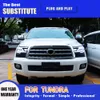 För Toyota Tundra LED-strålkastarmontering 07-21 High Beam Angel Eye Projector Lens Daytime Running Light Streamer Turn Signal Auto Parts