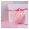 Sponges Applicators Cotton Makeup Super Soft Love Two Pack Powder Puzzle Set Dry And Wet Sponge Heart Shaped Box Beauty Egg Drop Deliv Otkqi