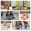 Women Pumps Runway Dress Style Glitter Crystal Cross Lace Up Stripper High Heels Summer Party Prom Shoes Stiletto 74