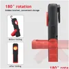 Flashlights Torches Portable Car Detailing Tools Paint Finish Lamp Scan Swirl Magnetic Grip Mtifunction Repair Working Drop Delivery S Dhegw