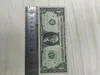 Copier de l'argent Taille réelle 1:2 Feuille d'or Dollar américain Pièces étrangères Collection réelle Monnaie Accessoires de puce commémorative Iufea