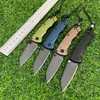 BM290BK Full Immunity Knives Crater Blue, Flat Dark Earth Woodland Green Axis Folding Mini Pocket Knife M4 ​​Steel Aluminium Handle Outdoor Tools