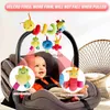 Toyvaiduryb Mobiles# Baby-Hängeautositz-Spielzeug, Plüsch-Aktivitätskinderwagen mit BB-Quietscher und Rasseln für die Reise von Neugeborenen