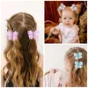 Аксессуары для волос Ncmama, 2 шт., милые заколки-бабочки с жемчугом для маленьких девочек, сетчатые заколки для волос, детские головные уборы, бутик