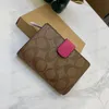 Классический дизайнерский женский кошелек Sacoche Shoche Short Swork Card Bag Bag Mini Swork Stripe Bag Держатель карты ключ -сеть роскошные мужчины тиснена