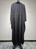 Ethnische Kleidung Muslimische Mode Offene Abaya Frauen Kleid Fledermausärmel Kimono Khimar Hijab Kleider Kaftan Jilbab Lange Robe Eid Islam