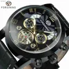 Outros Forsining Classic Tourbillon Homens Mecânicos Top Marca Luxo Multifuncional Pulseira De Couro Automática Masculino Relógio YQ240122