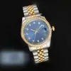 2813 Bewegingswacht 28/11 mm Quartz 36/41 mm Automatische dames/Men Bezel Vol roestvrij staal Vrouwen Diamant dame waterdichte lichtgevende polshorloges geschenken