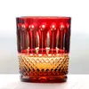 Edo Kiriko Picie Glass Old Fashioned Crystal Whisky Cup do wódki bourbon ręcznie wycięty szklanka koktajlowa z pudełkiem podarunkowym