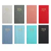 Planner Pocket Notebook Multicolor PU Leather Paper per borsa 6,8 x 3,8 pollici giornalieri settimanali e mensili