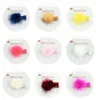 Accessori per capelli Palla con pompon in pelliccia Fermacapelli Solido Pom Clip per palle di pelo Forcine per bambini carine Forcina per bambine per bambini piccoli 12 colori BT59222511662