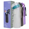 water bottle Bouteille d'eau aromatisée à l'air parfumée tasse d'eau bouteille d'eau de sport pour la remise en forme en plein air tasse d'eau de mode avec des dosettes de saveur de paille 240122