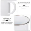 Canecas Transferência Térmica Esmalte Caneca Sublimação Copo de Suco Em Branco Casa Personalizada DIY Impressão