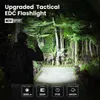 Flashlights Sofirn SP35T 3800lm Tactical 21700 zaklamp Krachtige LED -licht USB C oplaadbare fakkel met dubbele schakelaar Power Indicator ATR 240122