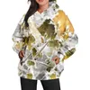 Hoodies femininos y2k zíper impressão moletons outono harajuku casaco de casaco de hip-hop tops teens streetwear capuz 6bc1