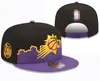 Phoenix''Suns''ball Caps 2023-24 unisex moda bawełna bawełniana czapka baseballowa finały snapback hat men sun haft haft wiosna letnia czapka hurtowa a6
