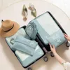 Storage Bags 5 Pcs Set Travel Machine Washable Organizer Luggage Clothes Shoe Pouch Fold Sorting Bag