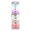 Hair Accessories 10 PCS/Set Small Solid Bow For Children Kid Grosgrain Ribbon Bows With Clips Girls Headwear DIY Gift