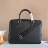 10A Men's bag Black special cowhide crossbody bag MB130912 briefcase Mont blanc Brief case full leather box bag Designer Bag Handbag luxury bag Press bag