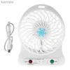 Ventilateurs électriques Portable 5W LED extérieur ventilateur de lumière refroidisseur d'air bureau USB ventilateur sans batterie 18650 L240122