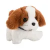 Plush Dolls Electric Pet Puppy Dog Toy Realistic Plush Simulation Smart Dog Called Walking Plush Toy Christmas Gift