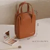 Cosmetic Bags Korean Style Shell Shape For Women Elegant PU Leather Makeup Pouch Travel Toiletries Organizer Storage Handbag