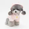 Odzież dla psów 2024 HATR Outdoor Travel Pet Clothing Yorkshire Chihuahua Poodle Bichon Pomeranian Schnauder Cap Costume