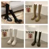 Boots Bling Strass High Boots for Women Spike High Heel Long Boots Lady Wedding Prom Spice Booties Sexy Botas Mujer 36-40