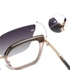 Women's Magnet Clip On Sunglasses Fashion 2 In 1 Polarized Gradient Lens Eyewear Vintage Anti Blue Light Glasses Frame TR90 240118