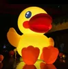 sevimli 13 feet yükseklik dev şişme kauçuk ördek modeli 4m yüksek şişirilebilirler dekorasyon oyuncakları için sarı ördekler4317202