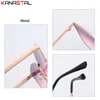 Femmes UV400 lunettes de soleil polarisées dégradé mode Anti lunettes de soleil en métal chat lunettes cadre Camping fête voyage lunettes 240118