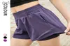 Ty Yoga-Shorts, 4 Schrittlänge, lockere Passform, Laufsport-Shorts, schnell trocknend, gewebt, Fitness, atmungsaktiv, Fitnessstudio-Kleidung für Damen, Pa5466224 2W3D