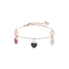 Swarovskis armband designer lyx mode kvinnor original kvalitet smycken kreativa hjärtformad diamant inlagd färsk romantisk kärlek kvinnlig hjärtformad rosguld