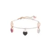 Swarovskis Armband Designer Luxus Mode Damen Original Qualitätsschmuck Kreativer herzförmiger Diamant eingelegt Frische romantische Liebe weibliches herzförmiges Roségold