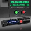 Flashlights Rechargeable UV Flashlight 3in1 Super Bright Tactical 20000 Lumen Waterproof Pocket Flashlight for Pet Stains Detection Camping 240122