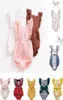 Ins Baby Girl romper Summer climbing romper 100 cotton back hollow out ruffles romper girl kids summer rompers 02T Baby Kids C9234969