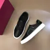 Mode Herren Designer-Schuhe Brief gedruckt Leder Casual Sneakers Walk Luxus schwarz grün Männer Sneakers Trainer Schuh mit Box