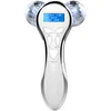 4D Microcurrent Face Massager Roller Electric Lift Arms Legs for Anti Aging Wrinkles V Shape Massage 240118