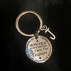 Keychains Gifts For Sons And Daughters Pendant Keyring Personalized DIY Collocation Keys Holder MON FILS MA FILLE Ornaments French Phrases