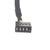 Carte mère USB 3.0 20/19 broches femelle vers USB 2.0 9P mâle, câble adaptateur noir 20cm