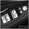 Other Auto Parts Chrome Abs Car Interior Buttons Sequins Decoration Er Trim Decals For F10 F07 F06 F12 F13 F01 F02 F20 F30 F32 Drop De Dhiiy