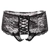 Set sexy set sexy sexy Lingerie Erotic Womine biancheria intima intimate mutandine mutandine in pizzo trasparente cavo out out bottom knicker a fondo hot plus size 6xl c240410