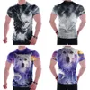 Camiseta masculina moda t-shrit 2024 marca camiseta casual estampas de manga curta roupas masculinas para masculino cor escura pulôver topo t